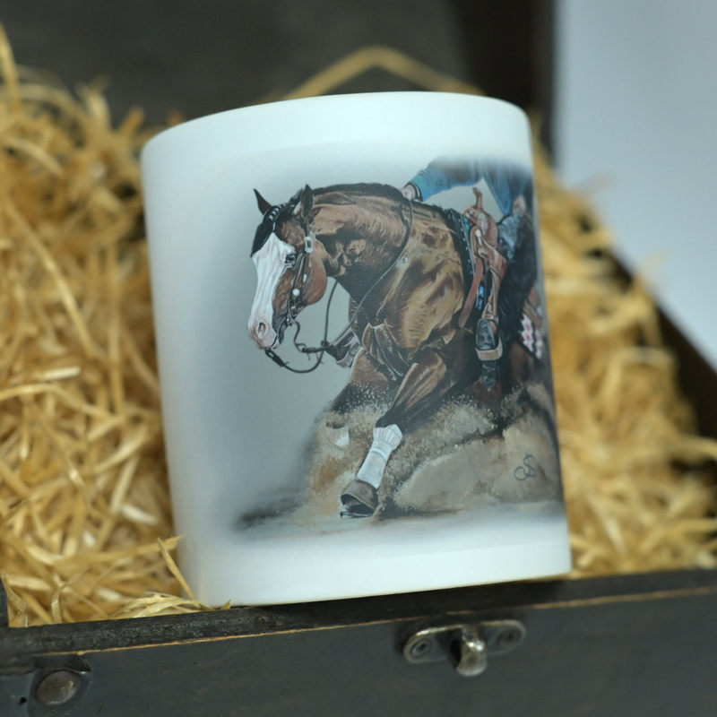 Tasse "Bay Reining Horse"
